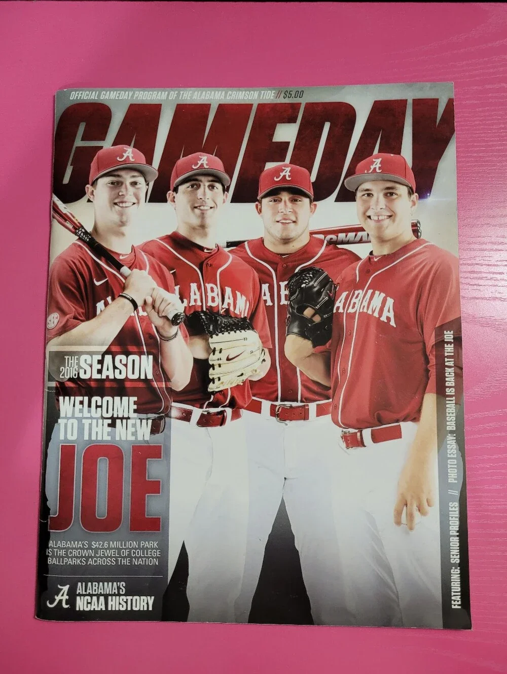 University Of Alabama Official Men's Baseball Program 2016 (1155)